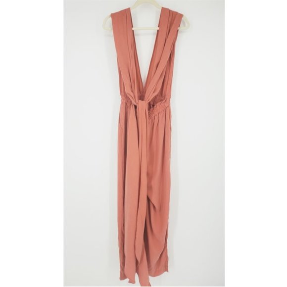 Diarrablu Sustainable UMY Convertible Jumpsuit Solid Salmon Pink Small - Picture 7 of 10